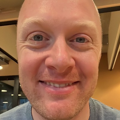 portrait of smiling man